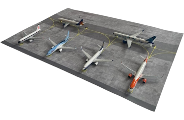 Airport Mat for Aircraft Model Planes in 1:400 and 1:500