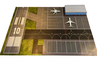 Airport Mat with Runway 1:400 & 1:500