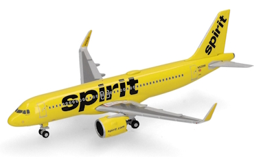 Spirit Airlines Airbus A320neo 1:500